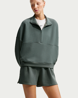 Nike 24.7 ImpossiblySoft Women's Dri-FIT Oversized 1/2-Zip Top